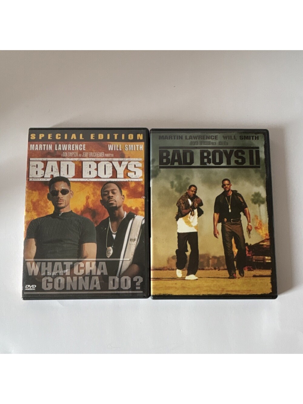 Bad Boys & Bad Boys II Special Edition DVD Set Martin Lawrence Will Smith